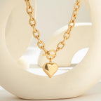 CLASSYZINT Mothers Day Gifts for Women 18K Gold Plated Coin Lion Head Pendant Necklace Chunky Paperclip Choker Necklace For Gifts On Birthday Holidays For Women