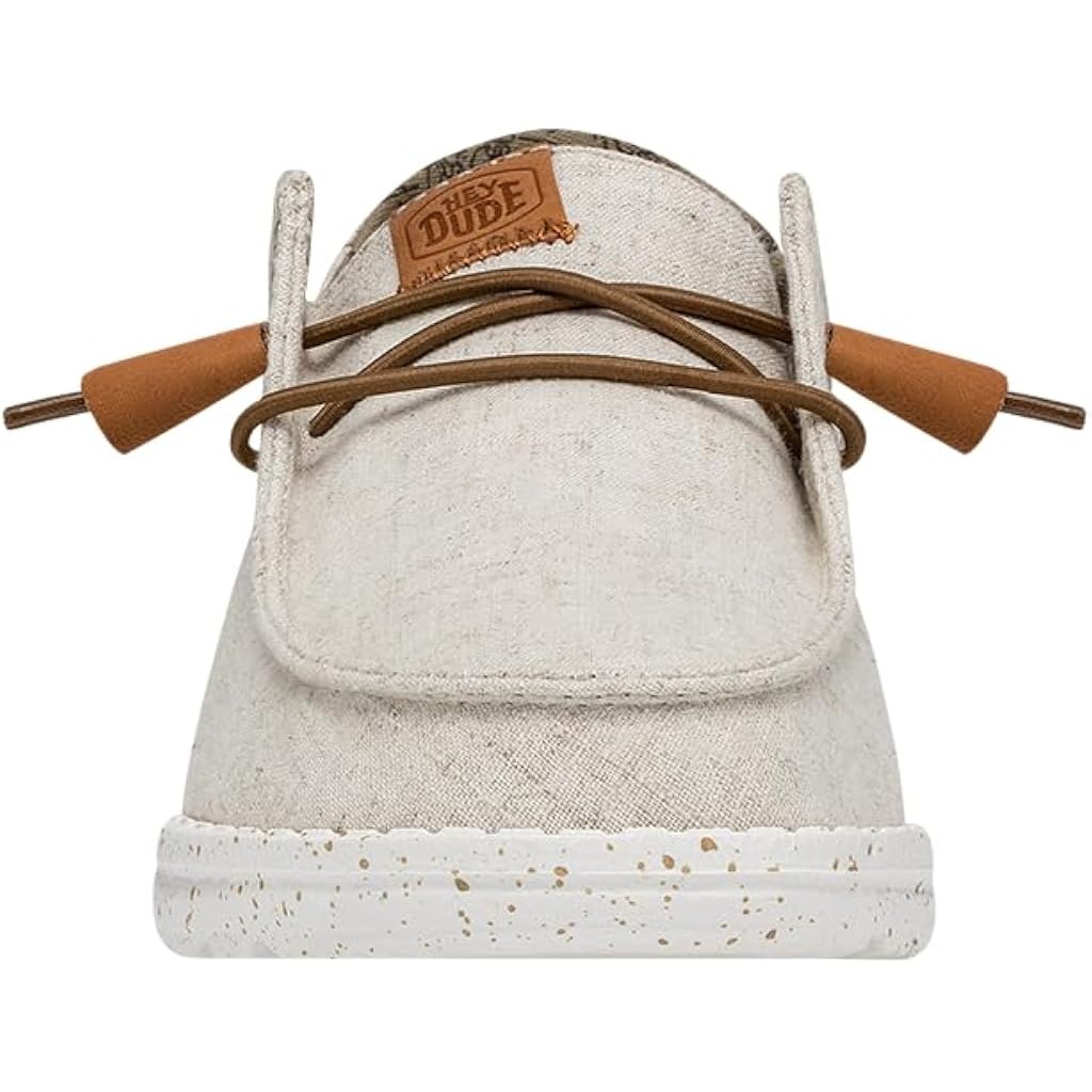 Heydude Women'S Wendy Washed Canvas | Women’S Shoes | Women’S Lace Up Loafers | Comfortable & Light-Weight