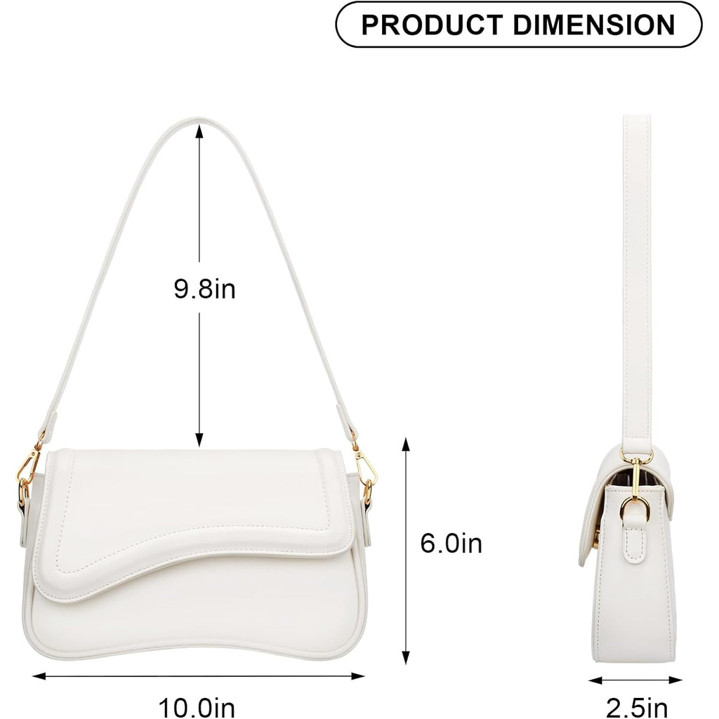 KKXIU Shoulder Bag for Women Small Clutch Purses Cute Hobo Handbag Trendy Underarm Bag
