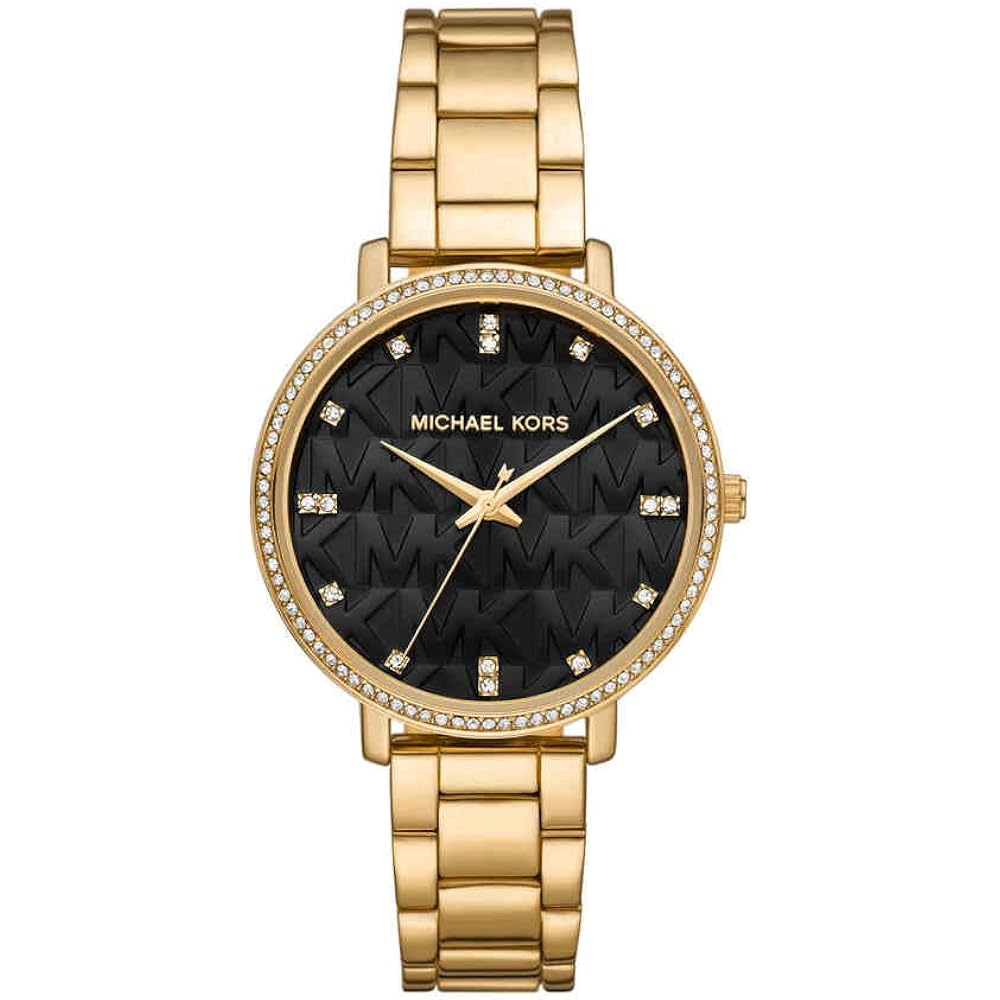 Michael Kors Women'S Pyper Three-Hand Stainless Steel Watch (Model: Mk4916)