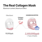 SUNGBOON EDITOR Deep Collagen Overnight Mask Hydrating Mask for Glass Skin, Wrinkle Care, Firming & Pore Refining 2,160,000PPB Collagen + 9 Peptides Korean Skincare, 4ea Gifts for Women