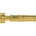 Heavy-Duty Brass Hose Nozzle, Adjustable Twist Hose Nozzle, Jet Sweeper Nozzle, Garden Sprayer | Jet Sweeper Nozzle, Garden Sprayer