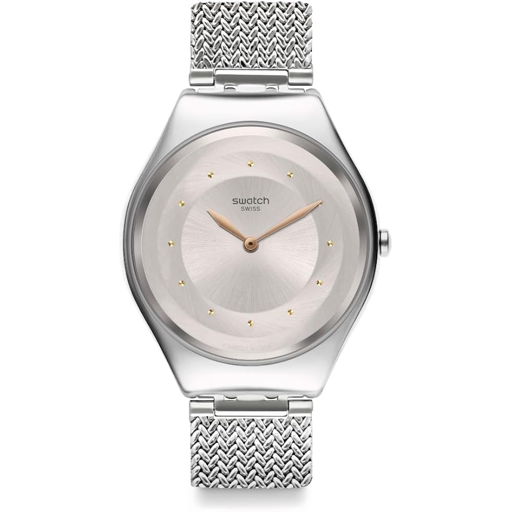 Swatch Skin Irony Unisex Watch Casual Polymer Blue Quartz Waterproof Skinsand