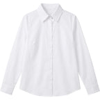 Women's Basic Button Down Shirts Long Sleeve Plus Size Simple Stretch Formal Casual Shirt Blouse