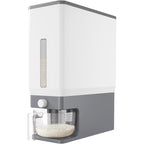 Lifewit Rice Dispenser 25 Lbs(11.3kg), Rice Storage Container Sealed Moisture Proof with Measuring Cup for Kitchen Pantry Household, BPA-Free, 1 Pack Grey