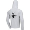 Riverruns Fishing Hoodie For Men Upf 50+ Sun Hoodie Fishing Shirt With Hood Rash Guard Long Sleeve #1044