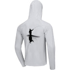 Riverruns Fishing Hoodie For Men Upf 50+ Sun Hoodie Fishing Shirt With Hood Rash Guard Long Sleeve #1044