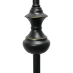 Elegant Designs Lc1019-Rbz Traditionally Crafted 3 Pack Lamp Set (2 Table Lamps, 1 Floor Lamp) With Tan Fabric Shades, Restoration Bronze