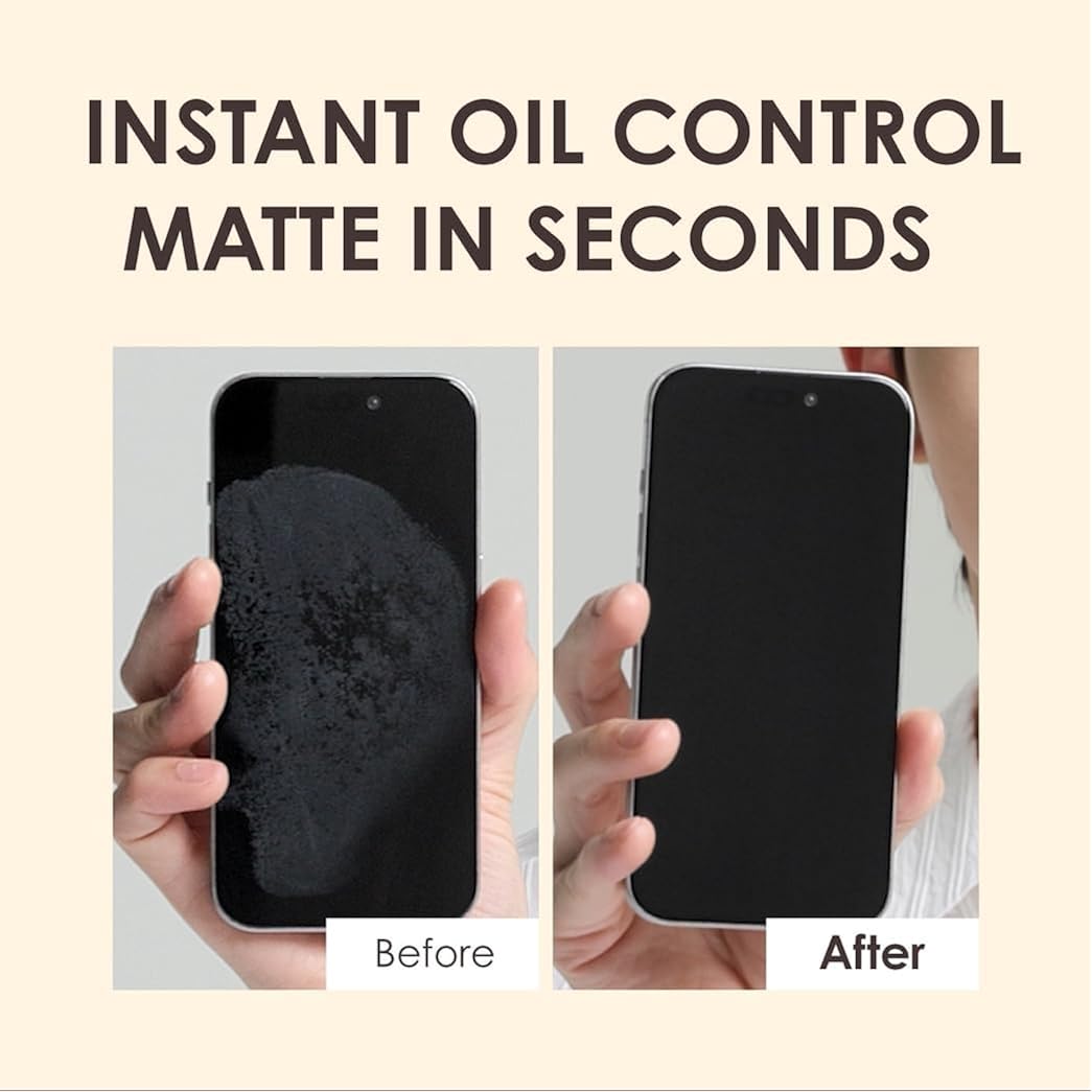 Obge Oil Control Finisher - Bouncy Jelly Texture Sebum Control Powder, Matte Finish Face Powder For Oily Skin, Instant Pore Blur & Shine Control, Translucent Setting Powder, No Fallout, 0.17 Oz