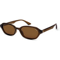 SOJOS Retro Rectangle Polarized Sunglasses for Women Men Trendy Hexagon Narrow Chic Y2K Sunnies SJ2629