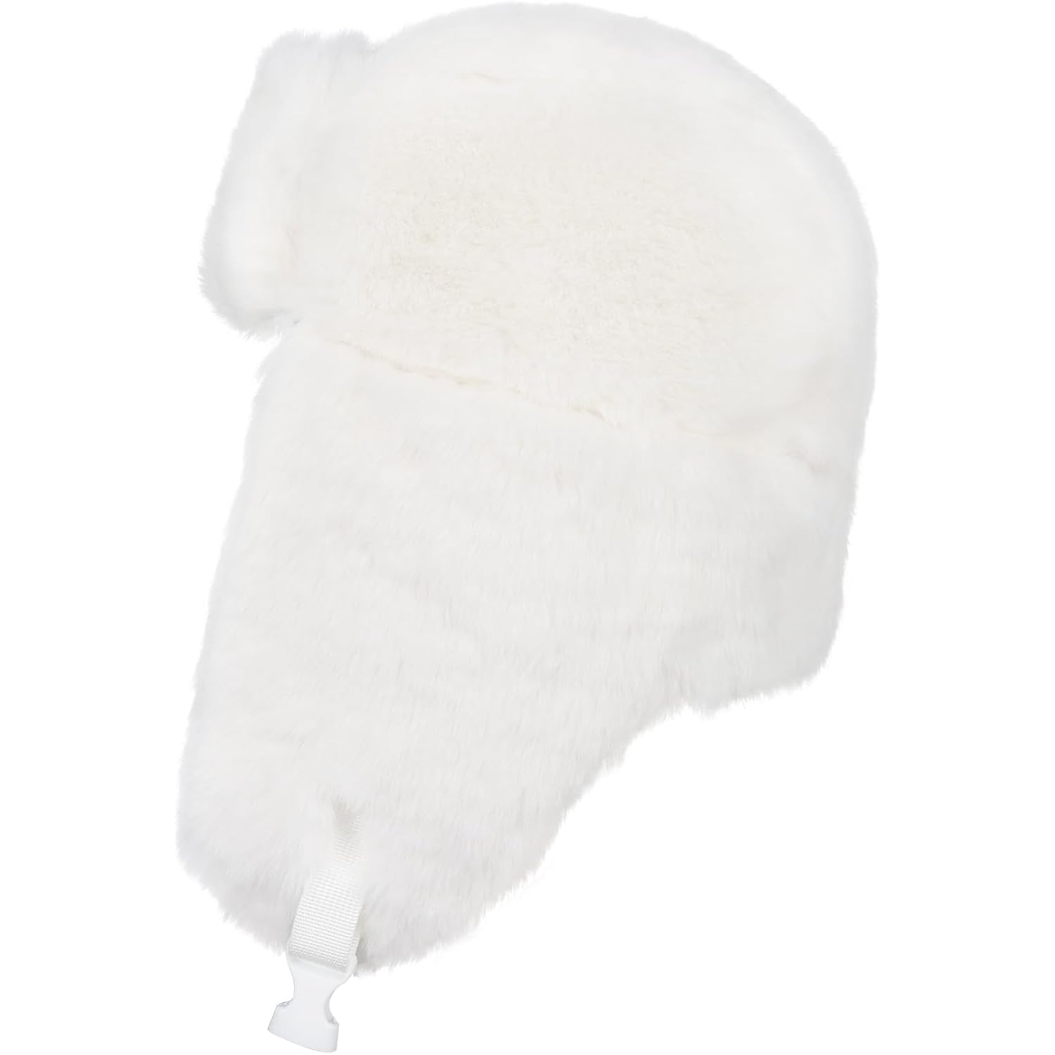 Ushanka Hat for Men Women Winter Cozy Plush Fur Russian Hat with Ear Flaps, Fluffy Furry Fuzzy Windproof Warm Trapper Hat
