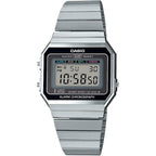 Casio Men'S A700W-1Acf Classic Digital Display Quartz Silver Watch