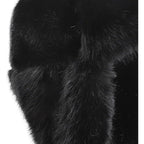 Women Faux Fur Trapper Hat with Pompoms Warm Classic Ear Flaps Hat Fuzzy Bobble Cap Warm Outdoor Ski Snow Cap