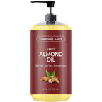 Essentially Kates Sweet Almond Oil 16.9 Fl Oz - 100% Pure And Natural And Cold Pressed