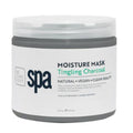 BCL SPA Tingling Charcoal Moisture Mask, hand mask, foot mask, body mask, shea butter, Argan, Coconut & Olive oils, Aloe Vera skin care spa treatment for women at home or professional spa 16 fl oz