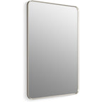 Kohler Essential 30 In. W X 45 In. H Rectangular Framed Wall Mount Bathroom Vanity Mirror In Brushed Nickel