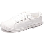 Women'S Slip On Canvas Sneaker Low Top Casual Walking Shoes Classic Comfort Flat Fashion Sneakers