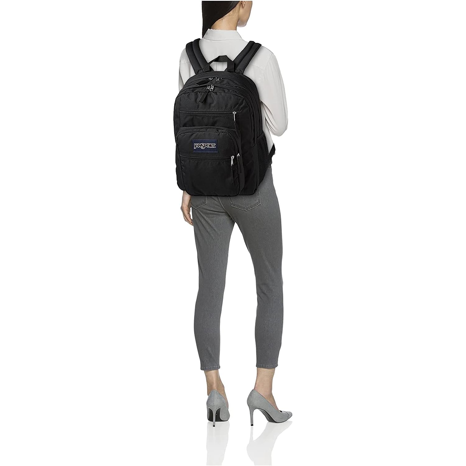 Jansport Big Student Backpack (Black/Black, One Size)