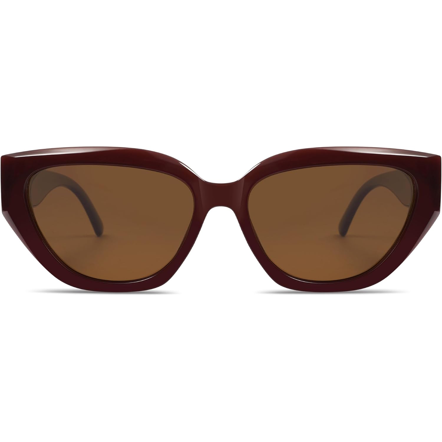 SOJOS Trendy Cute Cat Eye Polarized Sunglasses for Women Fashion Cateye Womens Sunnies SJ2237