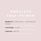e.l.f. Poreless Face Primer - Large, Silky, Skin-Perfecting, Lightweight, Long Lasting, Absorbs Quickly, Smooths, Preps, Creates Flawless Base, Infused with Tea Tree and Vitamins A & E, 1.01 Fl Oz