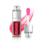 GECOMO Hydrating Lip Glow Oil, Lip Oil Gloss Transparent Toot Tinted Nourishing Long Lasting Repairing Lightening Lip Lines (CHERRY) 0.2 OZ