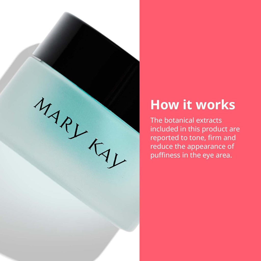 Mary Kay - Indulge Soothing Eye Gel - Cooling Moisturizing Formula With Green Tea & Cucumber Extracts For Puffy Eyes, Fragrance-Free - 0.4 Oz