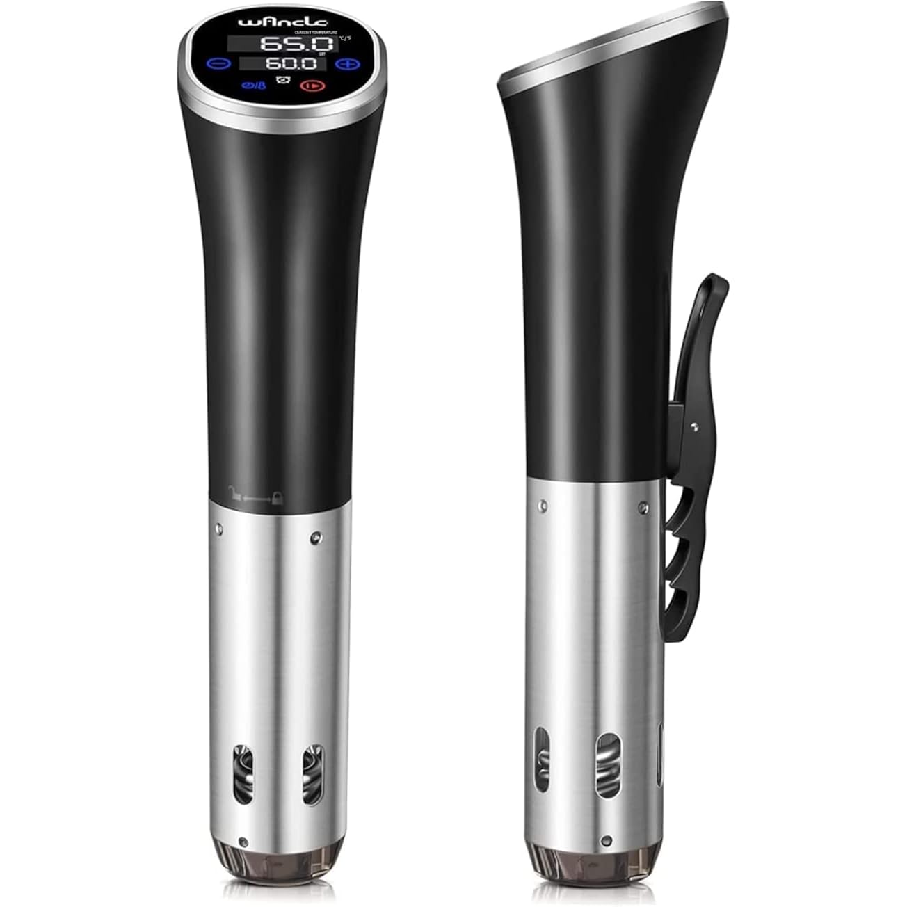 Sous Vide, Wancle Sous Vide Cooker 1100W Ipx7 Waterproof Thermal Immersion Circulator With Reservation Function, Easy To Store