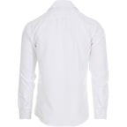 Nautica Slim Fit Mens Dress Shirts Long Sleeve Performance Polyester Fabric Wrinkle Free 4-Way Stretch