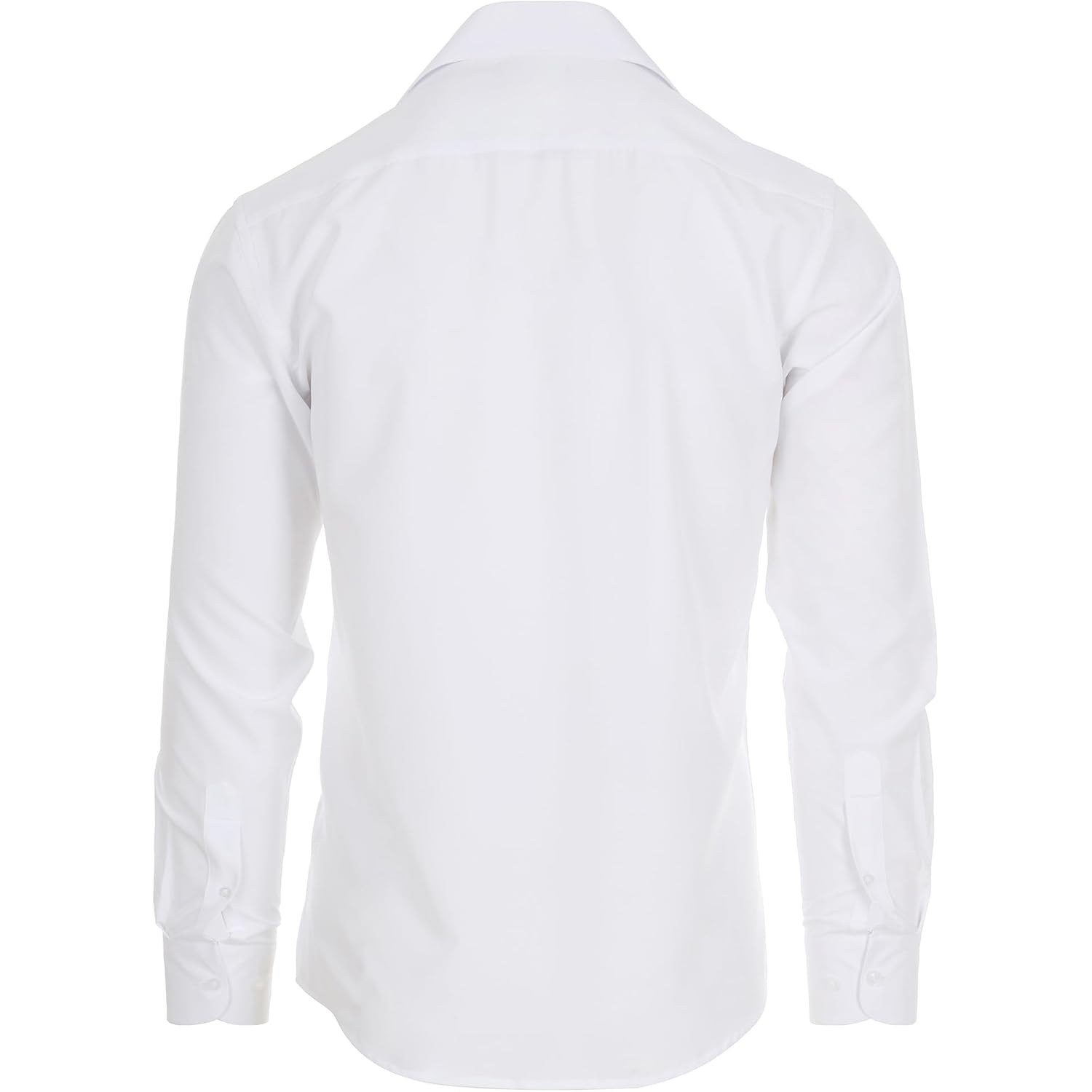 Nautica Slim Fit Mens Dress Shirts Long Sleeve Performance Polyester Fabric Wrinkle Free 4-Way Stretch