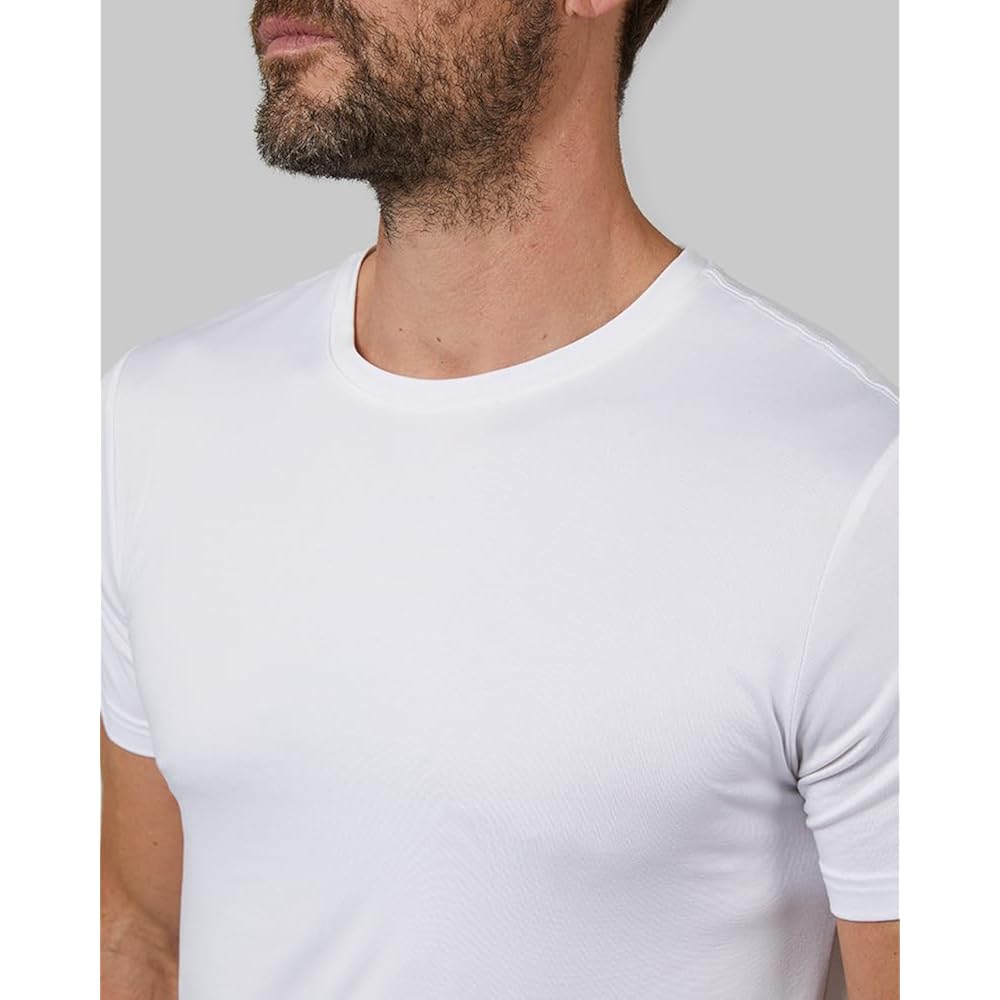32 Degrees Men'S 4 Pack Cool Classic Crewneck T-Shirt, Anti-Odor, Quick Drying, 4-Way Stretch