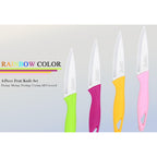 Paring Knife, 4 Inch Fruit Paring Knives Set Of 4 With Cover Sheath, Small Kitchen Sharp Peeling Cutting For Vegetable Stainless Steel