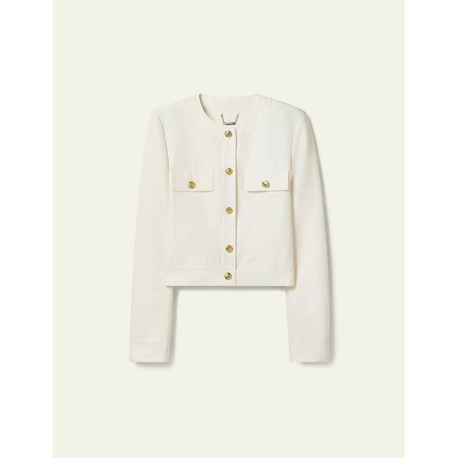 Lilysilk Silk Linen Mara Jacket For Women Long Sleeve Cropped Button Front Coat Soft Breathable Outerwear