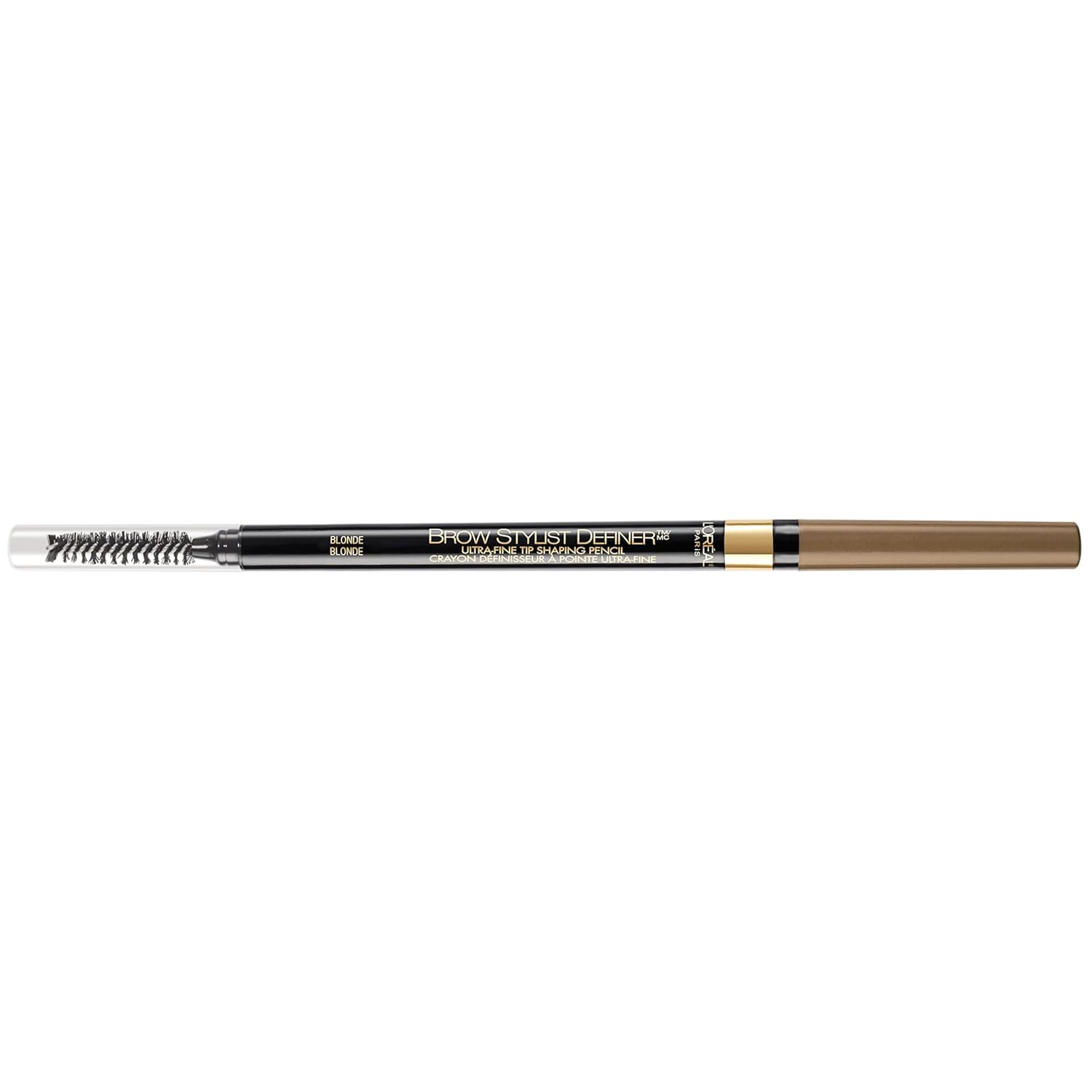 L'Oreal Paris Makeup Brow Stylist Definer Waterproof Eyebrow Pencil, Ultra-Fine Mechanical Pencil, Draws Tiny Brow Hairs and Fills in Sparse Areas and Gaps, Brunette, 0.003 Ounce (Pack of 2)