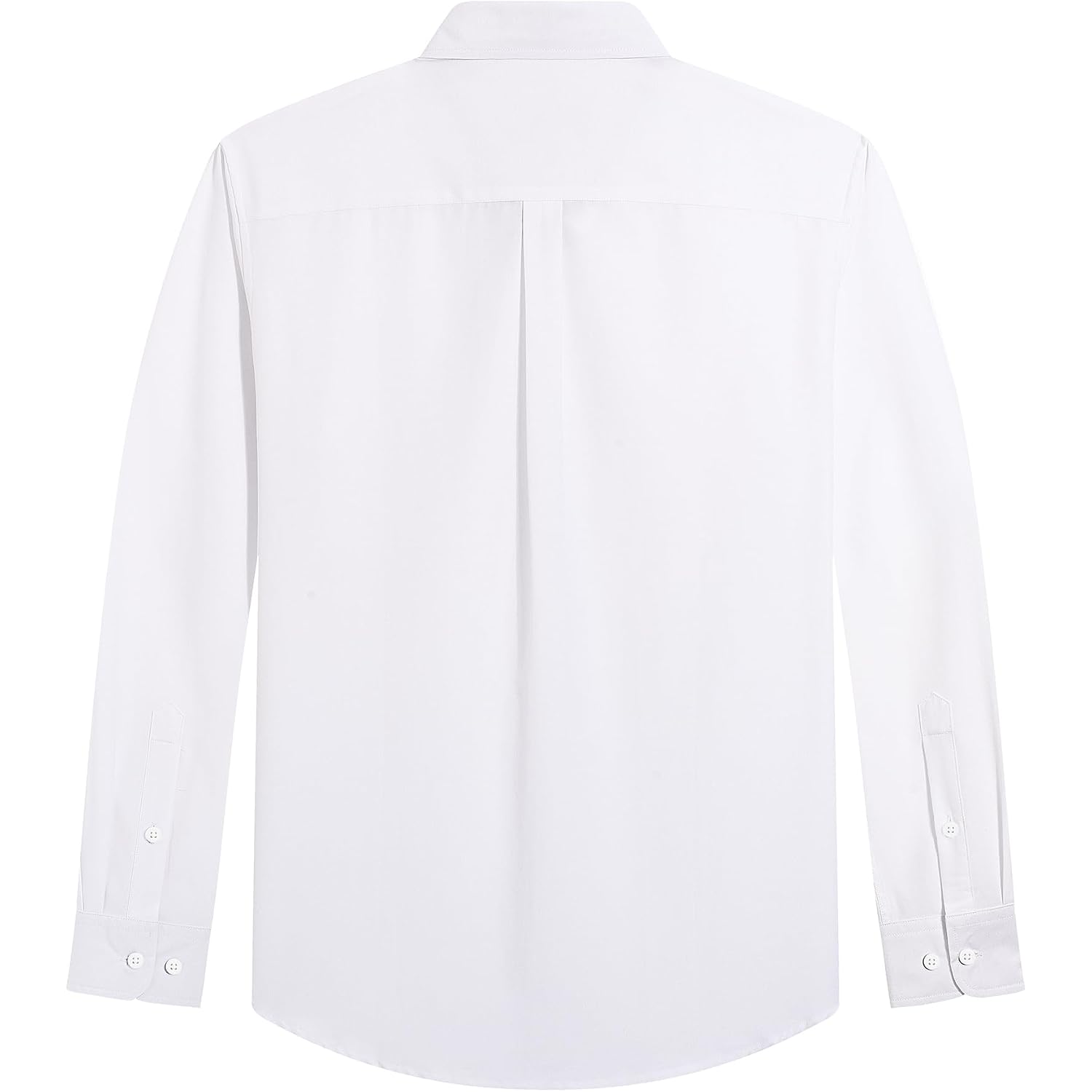 J.Ver Men'S Oxford Shirt Solid Casual Button Down Collar Shirts Long Sleeve Dress Shirts With Pocket