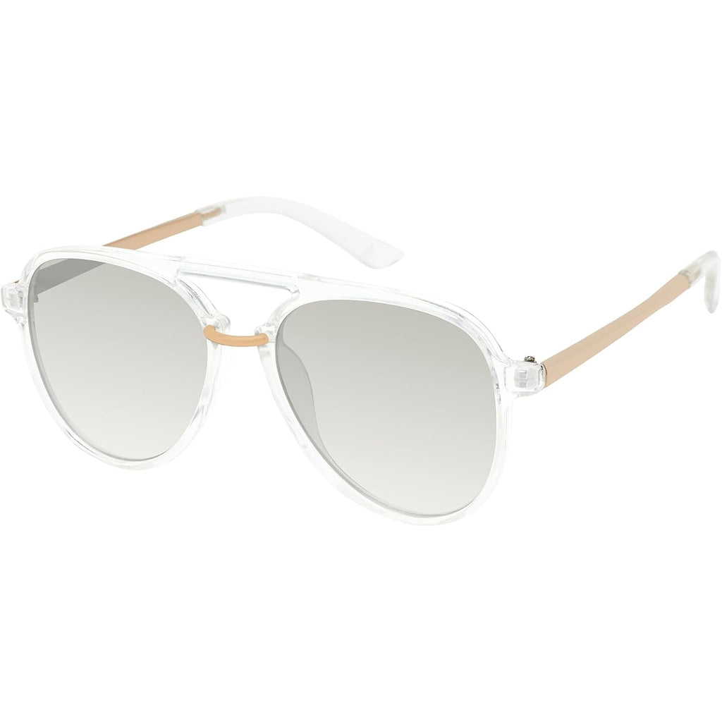 Jessica Simpson Women'S Metal Aviator Pilot Sunglasses