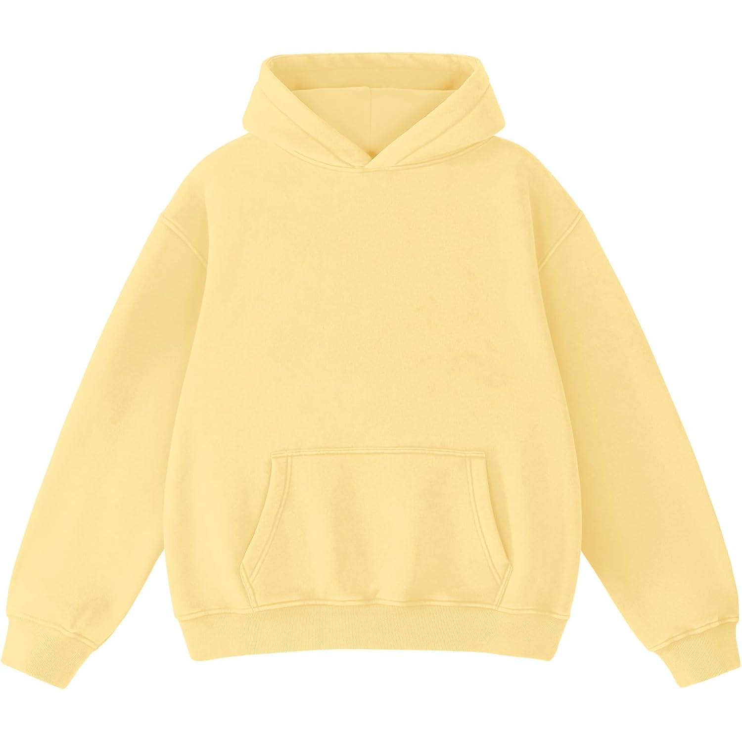 Faiable Womens Oversized Acid Wash Hoodie Unisex Heavyweight Cotton Hoodies Fleece Vintage Washed Sweatshirt Women Men
