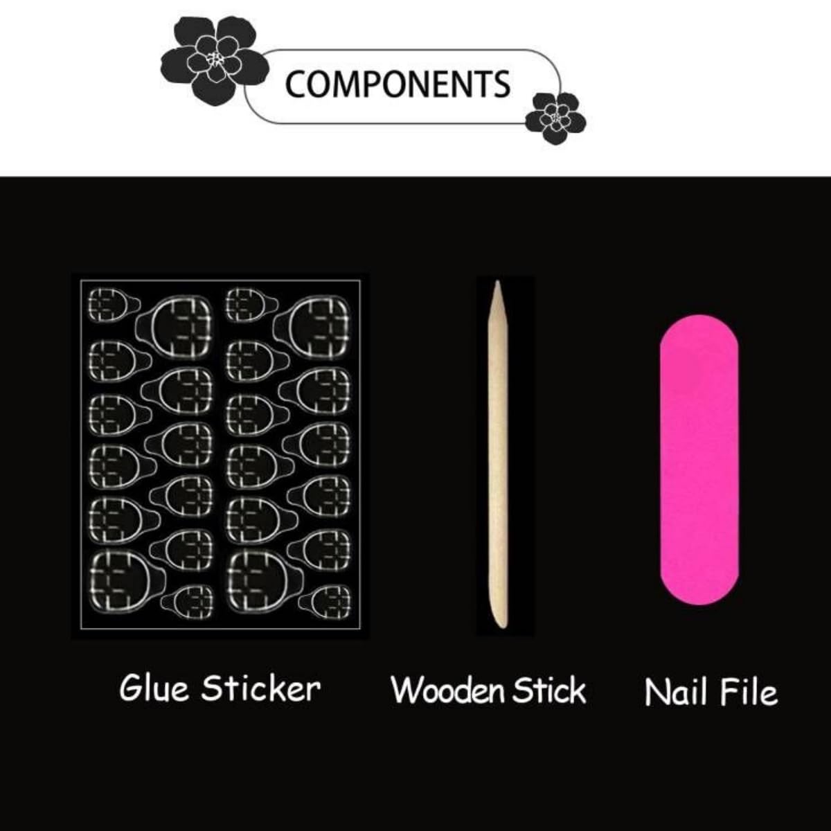 24Pcs French Tip Press on Nails Medium Almond Fake Nails with White Polka Dot Designs Stick on Nails Red Nails Press Ons Reusable Acrylic Glue On Nail for Women Nail Art Decoration