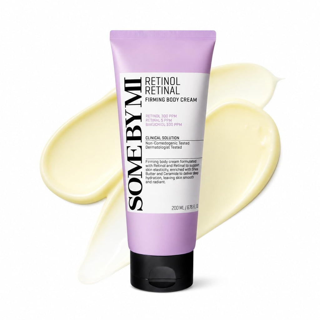 Some By Mi Retinol Retinal Firming Body Cream 6.76 Fl Oz – Body Lotion For Crepey Skin, Loose Skin & Dry Skin – Hydrating Smoothing Glow Body Moisturizer Korean Skincare
