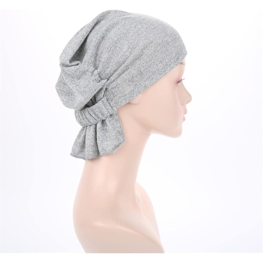 Pre Tied Head Scarves For Women Slip On Chemo Turban Hats Headwrap Caps For Cancer Hair Cover