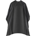 Professional Hair Cutting Cape With Adjustable Snap Closure, Salon Barber Cape,Waterproof Hairdressing Salon Cape - 57" X 51"(Black)