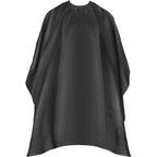 Professional Hair Cutting Cape With Adjustable Snap Closure, Salon Barber Cape,Waterproof Hairdressing Salon Cape - 57" X 51"(Black)