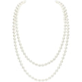 BABEYOND Long Pearl Necklace Faux Pearls Necklace Set Beaded Long Pearls Necklace 1920s Gatsby Costume Jewelry