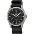 Seiko Srpg37 Watch For Men - 5 Sports - Automatic With Manual Winding Movement, Black Dial, Stainless Steel Case, Black Nylon Strap, 100M Water Resistant, And Day/Date Display