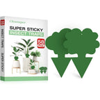 58 Pack Gnat Killer Sticky Traps For Plants - Green Fungus Gnat Sticky Trap For Indoor Houseplants, Fruit Fly, Whitefly, Aphid - Family Friendly Design, Flower/Cloud Or Sunflower/Butterfly