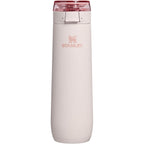 Stanley Flowstate Spring Bottle | Leakproof Water Bottle With Carry Strap & Flip-Top Locking Lid | Insulated Stainless Steel | Fits Most Cup Holders | Bpa-Free | 20 Oz | Rose Quartz