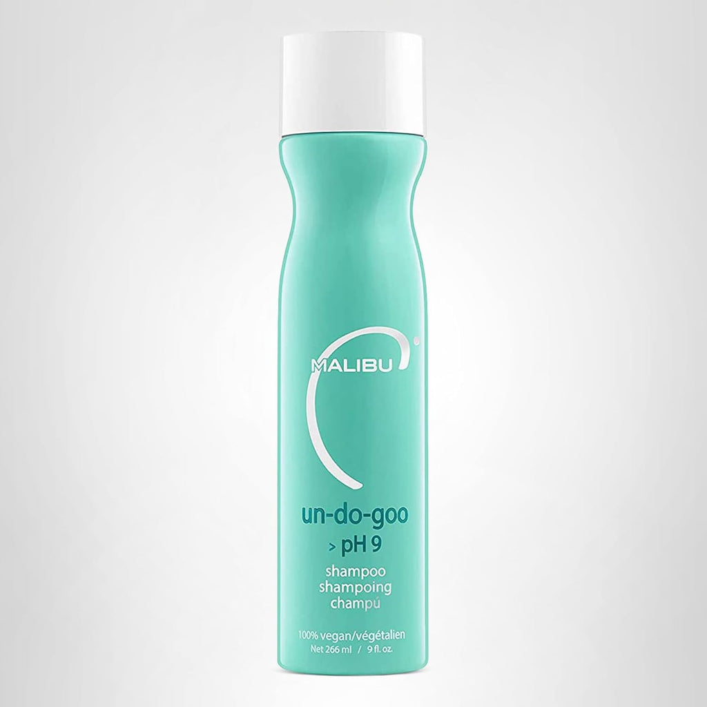 Malibu C Un-Do-Goo Clarifying Shampoo - Removes Product Build Up And Resins From Hair - Shine Restoring, Sulfate-Free Cleanser (9 Oz)