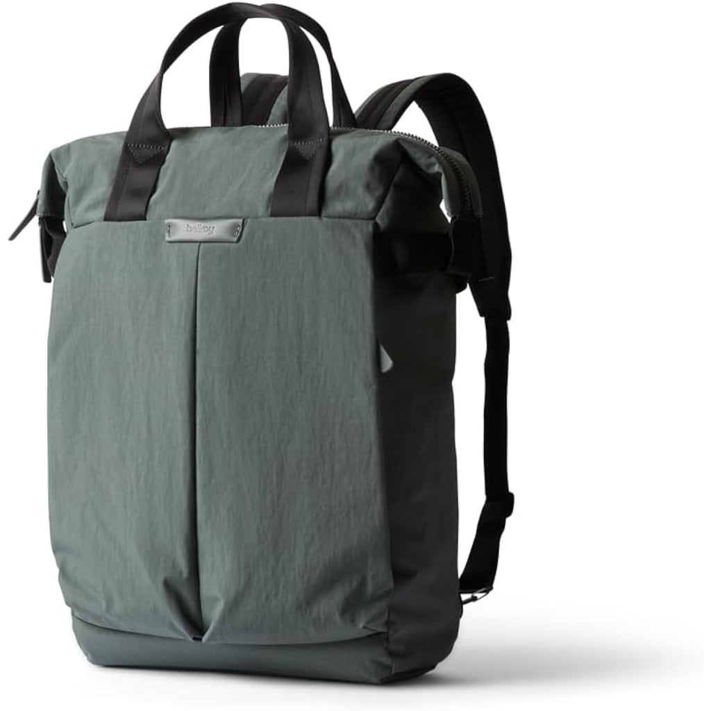 Bellroy Tokyo Totepack, Water-Resistant Woven Convertible Backpack And Tote Bag - Everglade