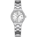 Olevs Watch Women Silver Watch For Women Luxury Diamond Womens Watches For Small Wrist Stainless Steel Waterproof Analog Quartz Date Elegant Reloj Para Mujer