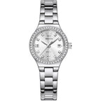 Olevs Watch Women Silver Watch For Women Luxury Diamond Womens Watches For Small Wrist Stainless Steel Waterproof Analog Quartz Date Elegant Reloj Para Mujer
