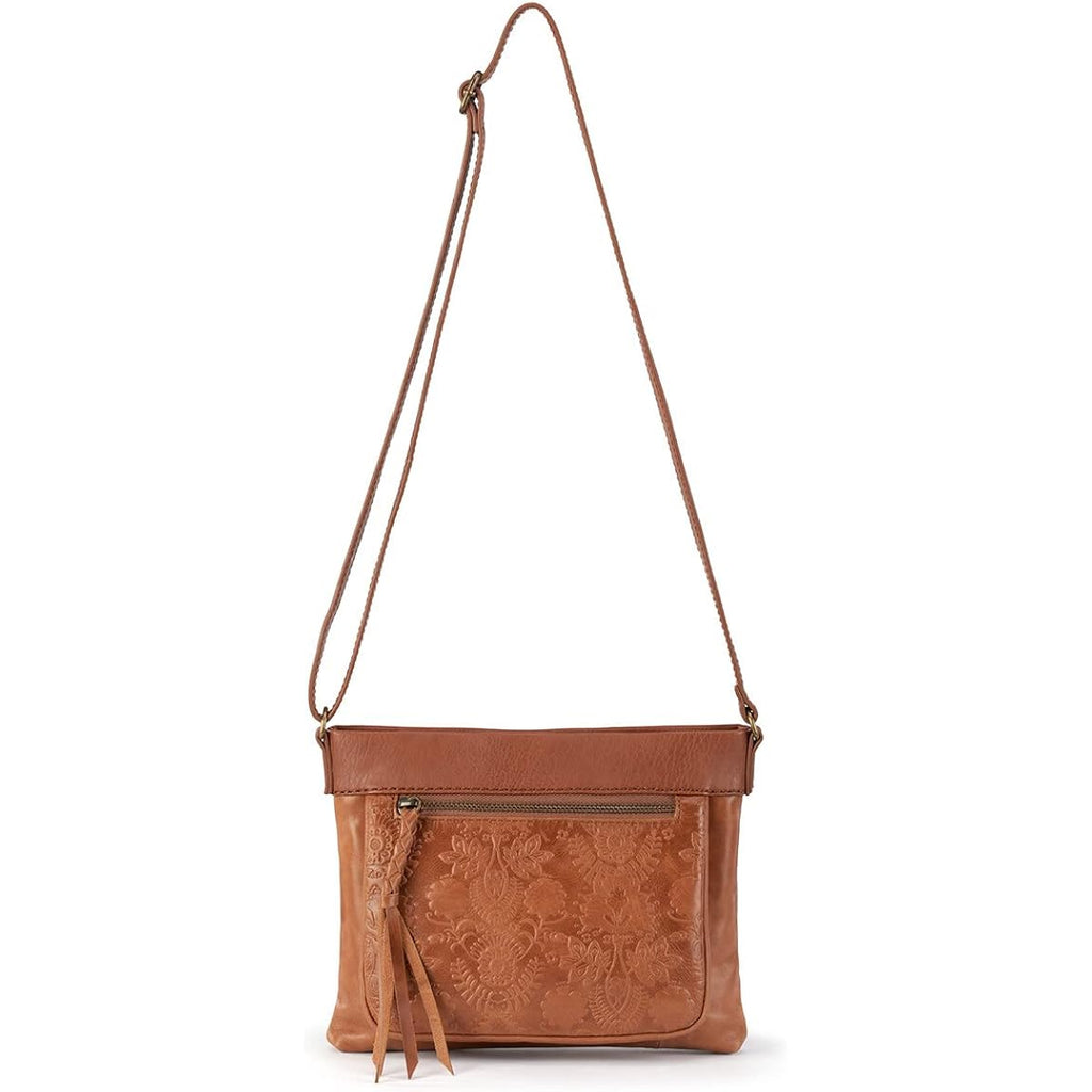 The Sak Womens Sanibel Leather Mini Crossbody Bag